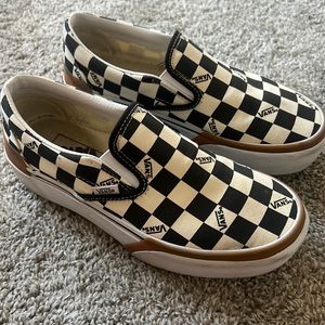Platform slip on vans
